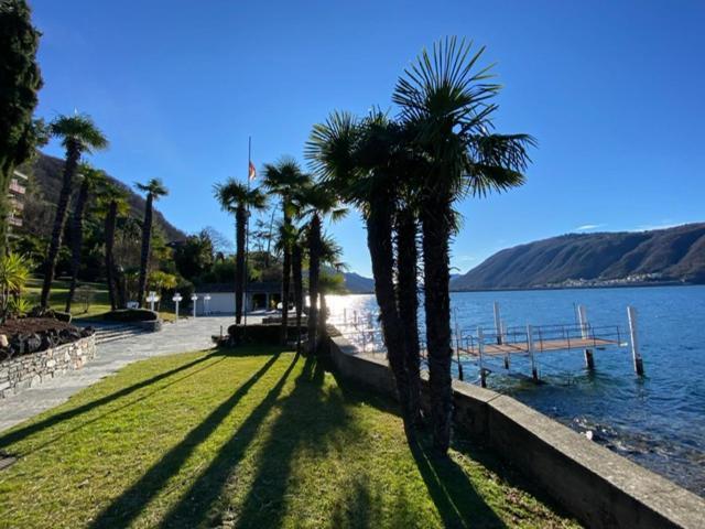 Ferien Am Luganer See Mit Seesicht Bissone Exterior foto